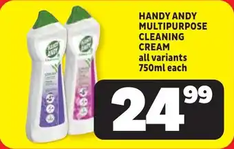 Usave Handy andy multipurpose cleaning cream offer