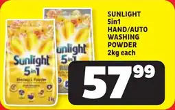 Usave Sunlight 5in1 hand/ auto washing powder offer
