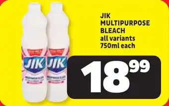 Usave Jik multipurpose bleach offer