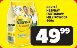 Usave Nestlé nespray fortigrow milk powder offer