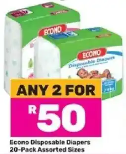 Game Econo Disposable Diapers offer