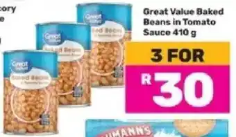 Game Great Value Baked Beans in Tomato Sauce offer