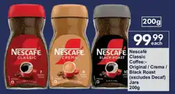 President Hyper Nescafé Classic Coffee Original/ Crema/ Black Roast Jars offer