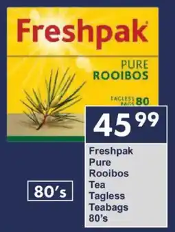 President Hyper Freshpak Pure Rooibos Tea Tagless Teabags offer