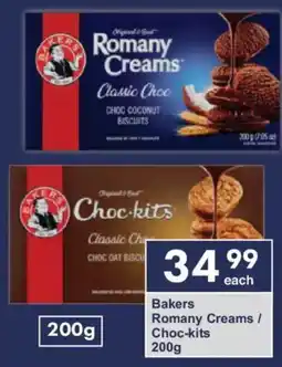 President Hyper Bakers Romany Creams/ Choc-kits offer