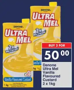 President Hyper Danone Ultra Mel Vanilla Flavoured Custard offer
