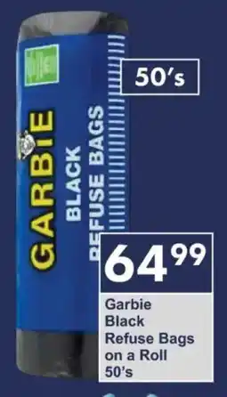 President Hyper Garbie Black Refuse Bags on a Roll offer