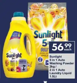 President Hyper Sunlight 5 in 1 Auto Washing Powder/ 2 in 1 Auto Laundry Liquid offer