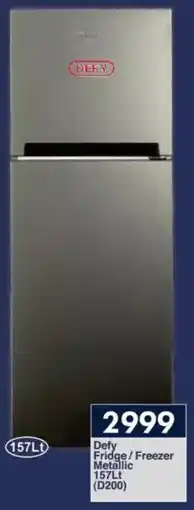 President Hyper Defy Fridge/ Freezer Metallic offer