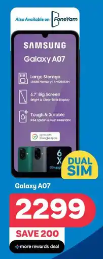 PEP Samsung Galaxy A07 offer