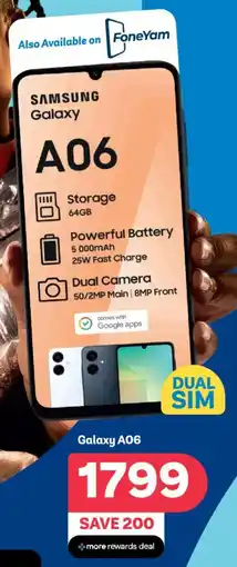 PEP Samsung Galaxy A06 offer