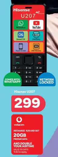 PEP Hisense U207 offer
