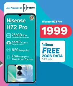 PEP Hisense H72 Pro offer
