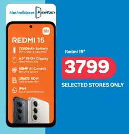 PEP Redmi 15 offer