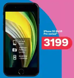 PEP iPhone SE 64GB Pre-owned offer