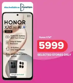 PEP Honor X7d offer