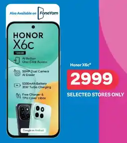 PEP Honor X6c offer