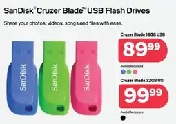 PEP SanDisk Cruzer Blade USB Flash Drives offer