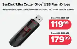 PEP SanDisk Ultra Cruzer Glide USB Flash Drives offer