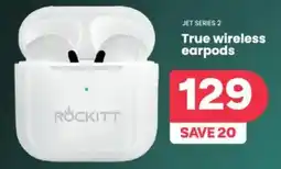 PEP Rockitt True wireless earpods offer
