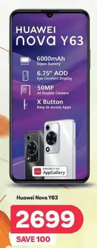 PEP Huawei Nova Y63 offer