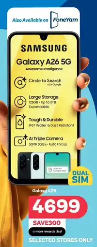 PEP Samsung Galaxy A26 offer