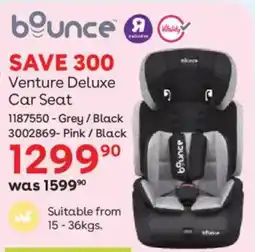 BabiersRUs Bounce Venture Deluxe Car Seat offer