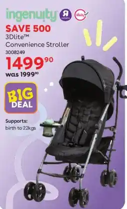 BabiersRUs Ingenuity 3Dlite Convenience Stroller offer