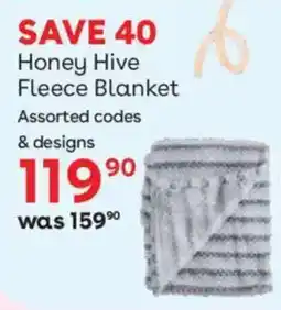 BabiersRUs Snuggletime Honey Hive Fleece Blanket offer