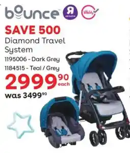 BabiersRUs Bounce Diamond Travel System offer