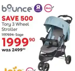BabiersRUs Bounce Tory 3 Wheel Stroller offer