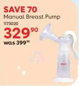 BabiersRUs Pigeon Manual Breast Pump offer