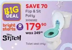 BabiersRUs Disney Stitch Flip & Sit Potty offer