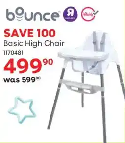 BabiersRUs Bounce Basic High Chair offer