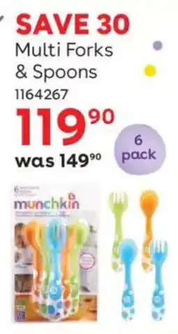 BabiersRUs Munchkin Multi Forks & Spoons offer