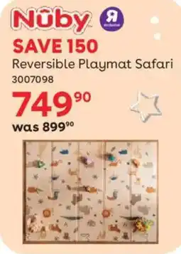 BabiersRUs Nuby Reversible Playmat Safari offer