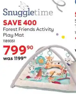 BabiersRUs Snuggletime Forest Friends Activity Play Mat offer