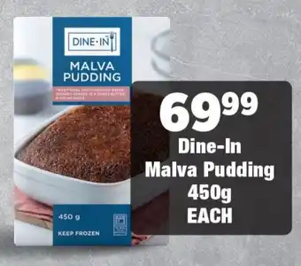 OK Foods Dine-In Malva Pudding offer