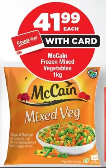 OK Foods McCain Frozen Mixed Vegetables offer