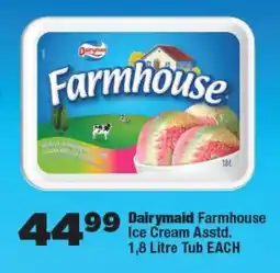 OK Foods Dairymaid Farmhouse Ice Cream Tub offer