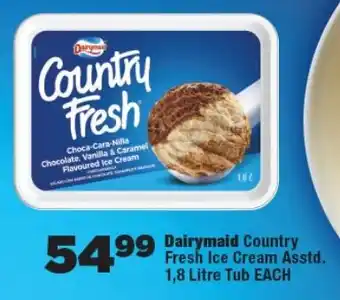 OK Foods Dairymaid Country Fresh Ice Cream Tub offer