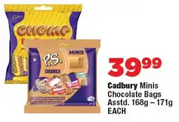 OK Foods Cadbury Minis Chocolate Bags offer