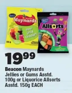 OK Foods Beacon Maynards Jellies or Gums or Liquorice Allsorts offer