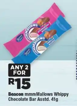 OK Foods Beacon mmmMallows Whippy Chocolate Bar offer