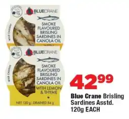 OK Foods Blue Crane Brisling Sardines offer