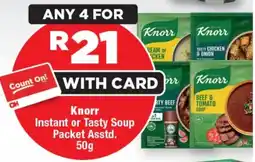 OK Foods Knorr Instant or Tasty Soup Packet offer