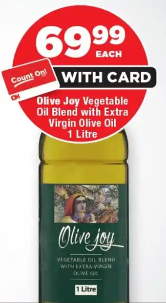 OK Foods Olive Joy Vegetable Oil Blend with Extra Virgin Olive Oil offer