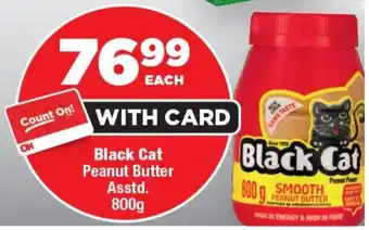 OK Foods Black Cat Peanut Butter offer