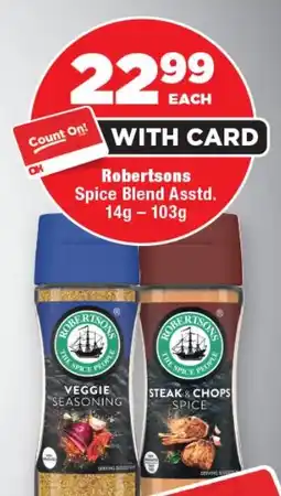 OK Foods Robertsons Spice Blend offer