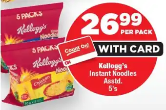 OK Foods Kellogg's Instant Noodles offer
